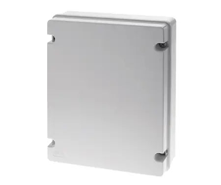 Enclosure with grey lid