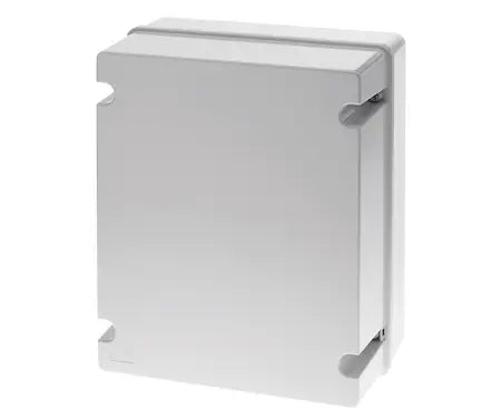 Enclosure with grey lid