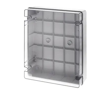Enclosure with transparent lid