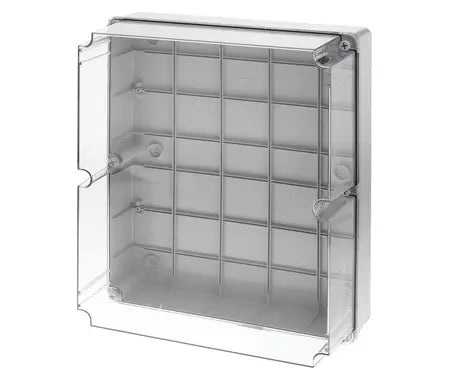 Enclosure with transparent lid