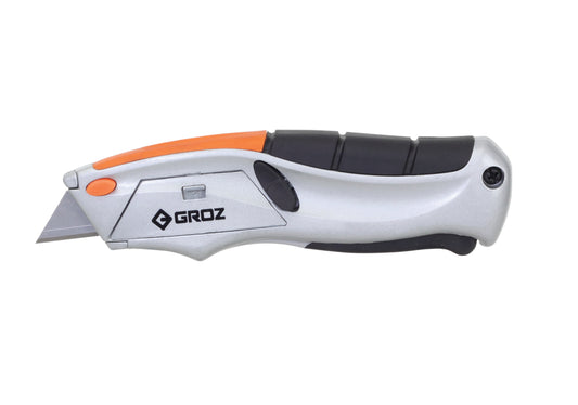 Groz  Utility Knife With 5 Sk2 Blades