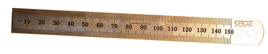 Rule Groz Stainless Steel 150Mm Sr150