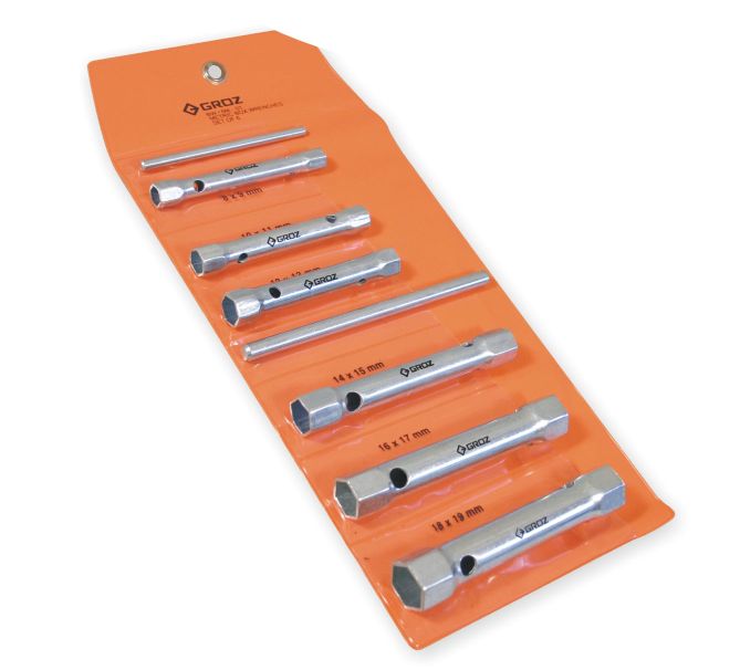 Spanner Groz Tube Set 8 To 19Mm Bw6Mst