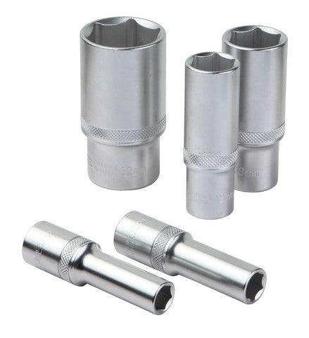 Socket Hex Long Groz 1/2"  Dr 21Mm Crv