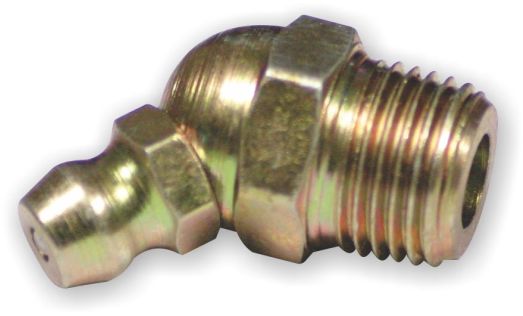 Grease Groz Nipple 1/8Bsp 45Deg 5Pc