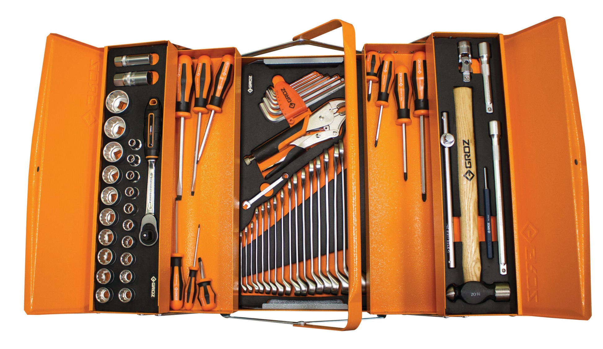 Toolkit Groz 1/2`` Drive Bi-Hex S/Metalbx