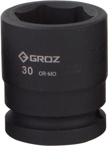 Impact Socket Hex Groz 3/4"  Dr 30Mm Crmo