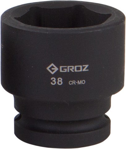 Impact Socket Hex Groz 3/4"  Dr 38Mm Crmo