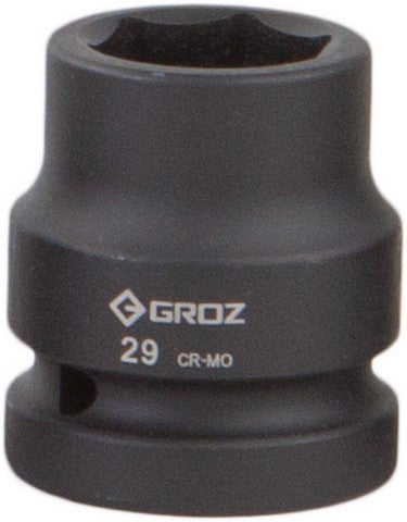 Impact Socket Hex Groz 1"  Dr 29Mm Crmomo