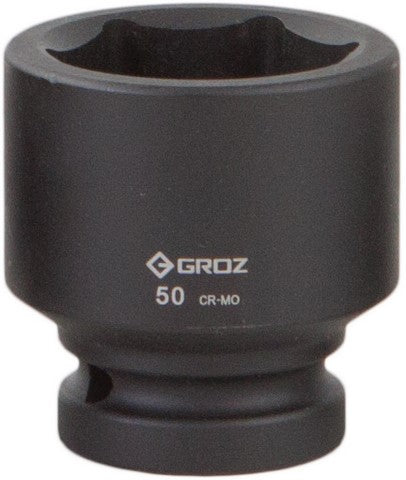 Impact Socket Hex Groz 1"  Dr 50Mm Crmo