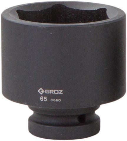 Impact Socket Hex Groz 1"  Dr 65Mm Crmo