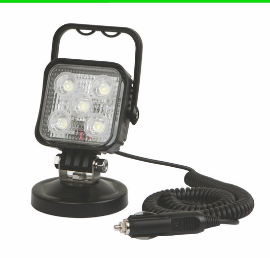 Groz Portable Work Light15W Cigplug Mbase