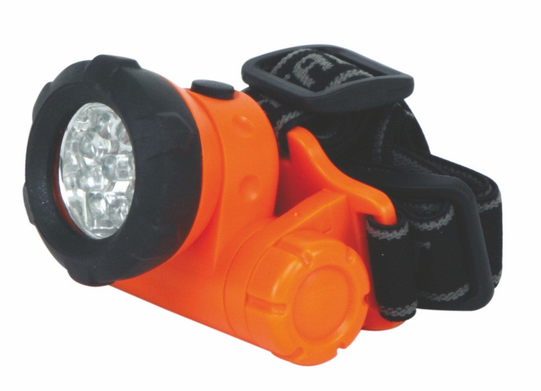 Groz Led Head Light 8 + 1 Led 1Xaa
