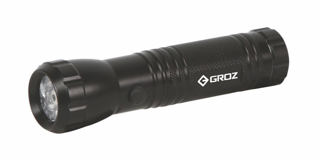 Groz Aluminium Flash Light & Laser Pointer3Xaaa