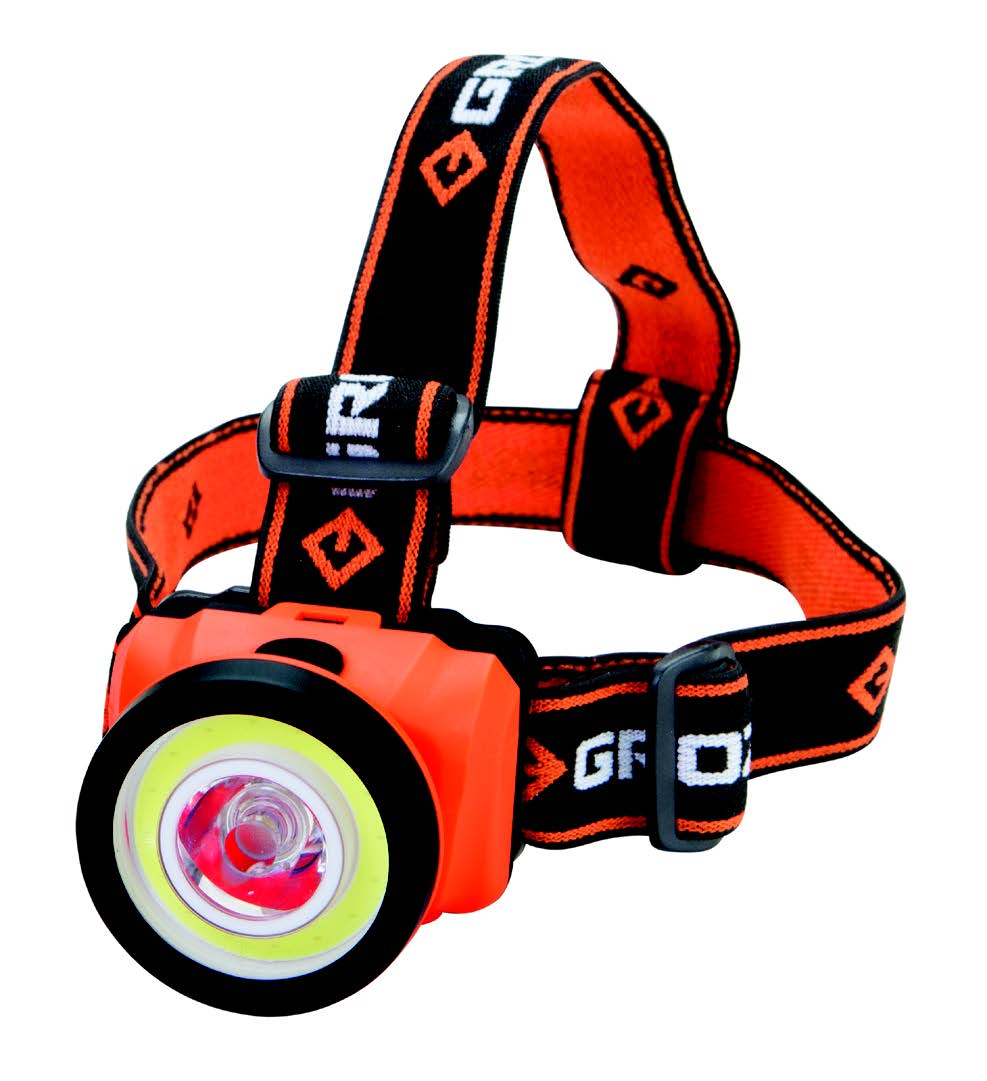 Groz 3W Cob + 1W Led Head Light