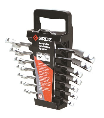 Groz Reversible Ratchet Spanner Set 7Pce