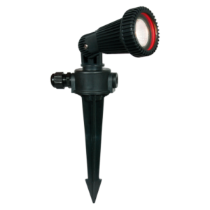 Brightstar GS006 Black IP64 Outdoor Garden Light with 35W GU10 Bulb and Spike