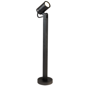 Brightstar GS017 Black Die-Cast Aluminium LED Bollard with Clear Glass Cover (IP54)