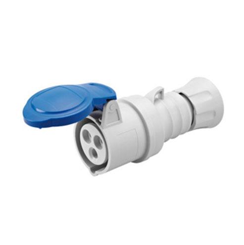Gewiss Straight Connector 16A 2P+E 230V Ip44 6H