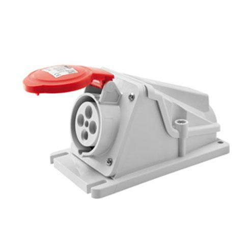 Gewiss 90Â° Surface Mounting Socket-Outlet 16A 3P+E 400V 90D Ip44 6H