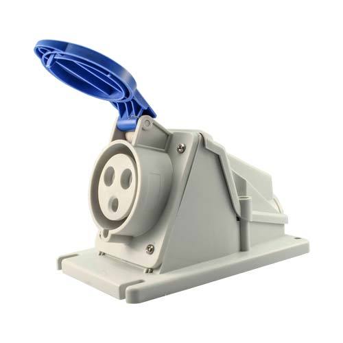 Gewiss Surface Mounting Socket-Outlet 32A 2P+E 230V 90D Ip44 6H