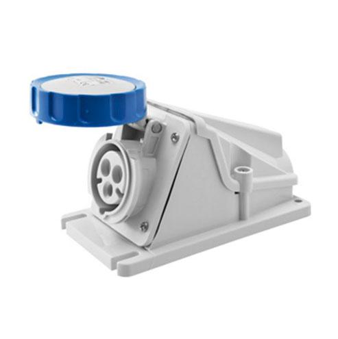 Gewiss Surface Mounting Socket-Outlet 32A 2P+E 230V 90D Ip67 6H