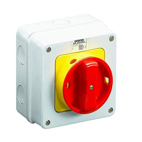 Gewiss Enclosed Isolator 4P 32A Ip65