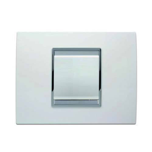 Gewiss Chorus Lux 1 Lever 2-Way Light Switch - Milk White