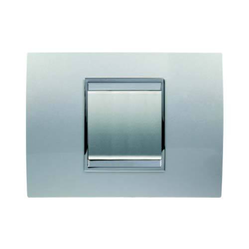 Gewiss Chorus Lux Pushbutton And Shuttle Dimmer Switch - Titanium