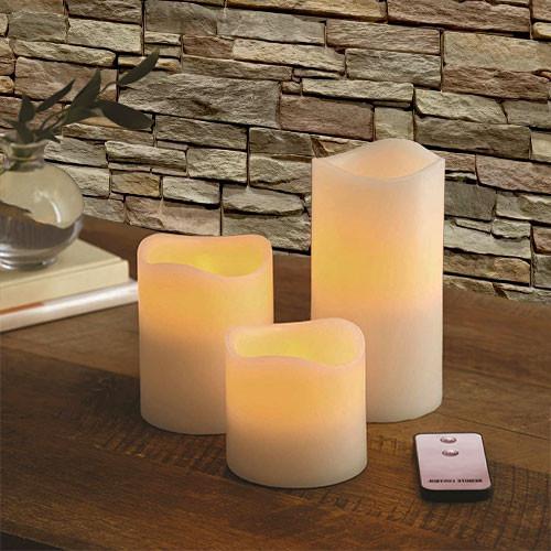 Led Dripping Flameless Candles With Remote