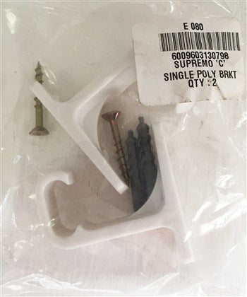 Curtain Rail Brackets Single 2 S