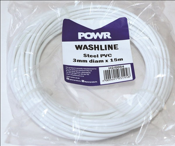Wash Line Steel Pvc Coat 15Mt