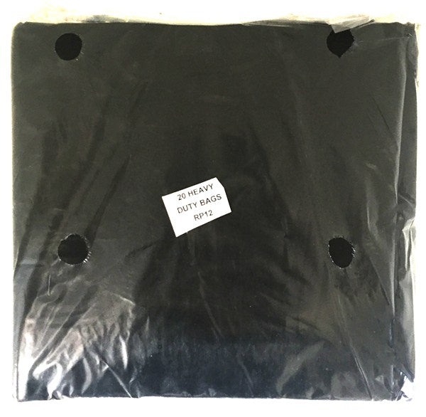 Refuse Bags Black H/Duty (20 S) 750Mmx950Mmx40#