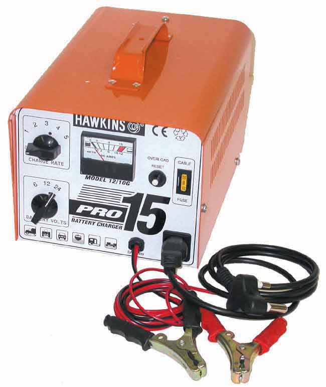 Battery Hawkins Pro15 Charger 6-24V 10A