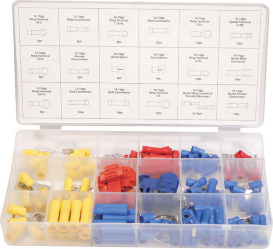 Assort Mts Wire Lugs 160Pc