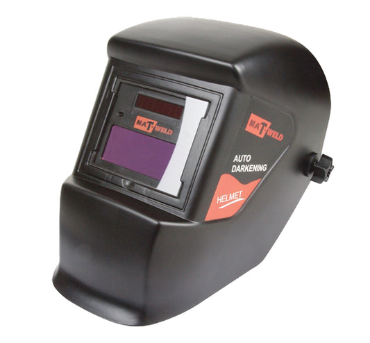 Helmet Matweld Auto Dark Non Adj Black