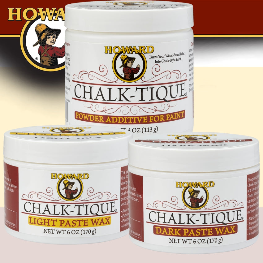 Howard Count. Disp.. Chalk-Tique 6 X Additive & 6 X Light/Dark Wax