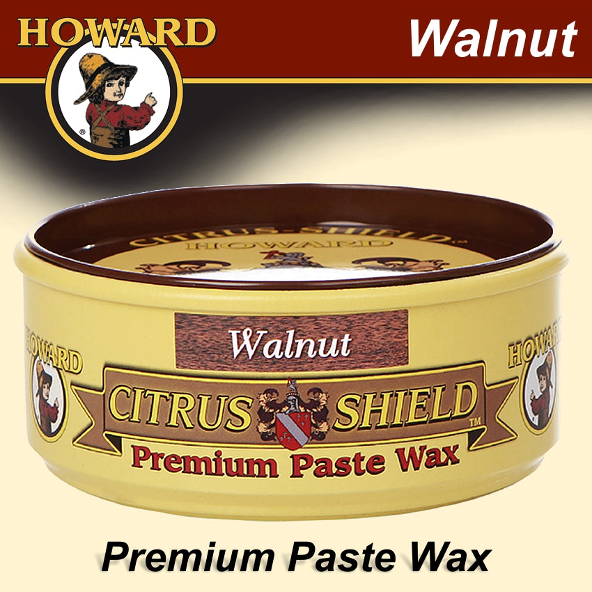Howard Walnut Citrus-Shield Paste Wax 11 Oz.
