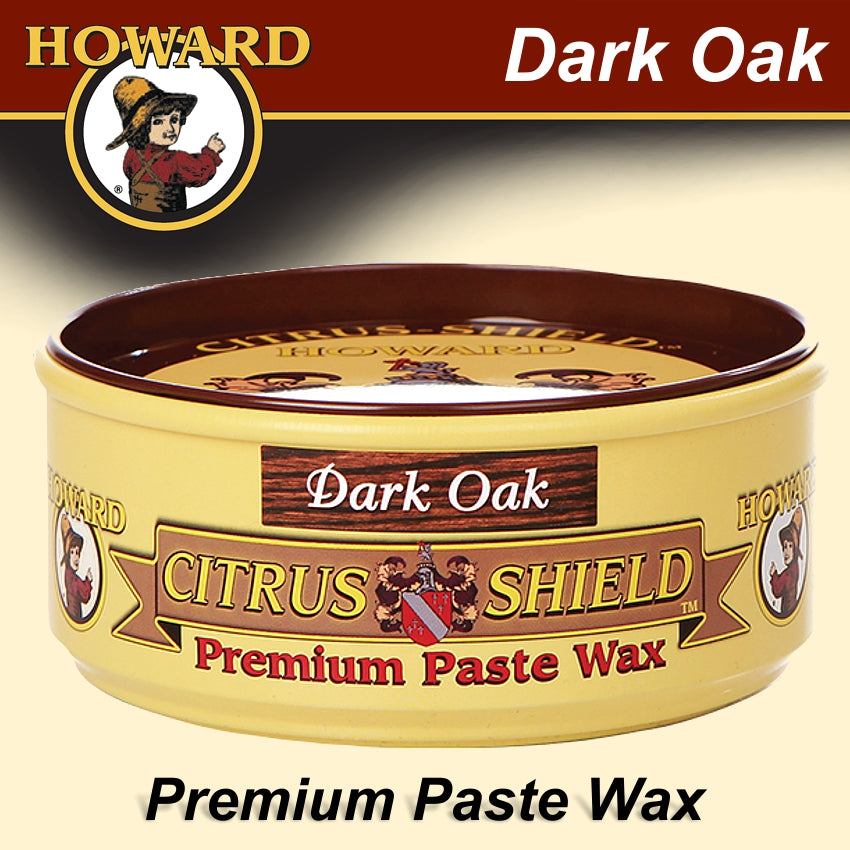 Howard Dark Oak Citrus-Shield Paste Wax 11 Oz.
