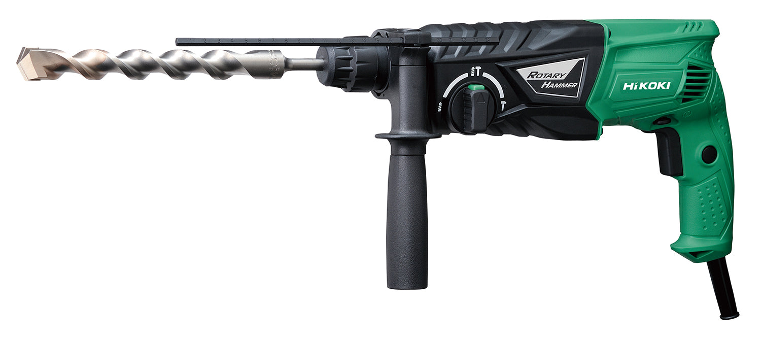 Hikoki Rotary Hammer Drill 730W 2.7J 3 Mode Drilling & Impact  Drilling & Chipping