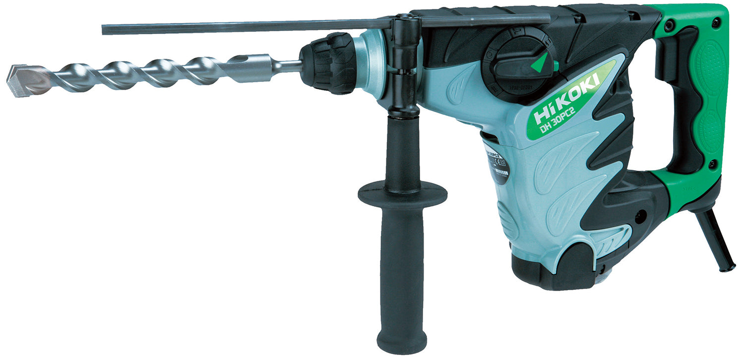 Hikoki Rotary Hammer Drill Sds Plus 30Mm 850W 3 Mode Drilling & Impact  Drilling & Chipping
