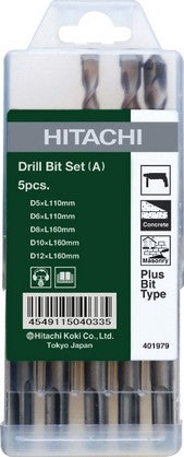 Htc Drill Bit Set D Sds Plus (5Pc)