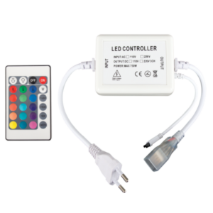 Brightstar HVS121 2 Pin RGB LED Strip Controller with Remote (720W Max)