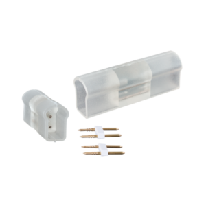 Brightstar HVS240 CONNECT 60mm 2-Pin Straight Plastic Connector for LED Strip Lighting