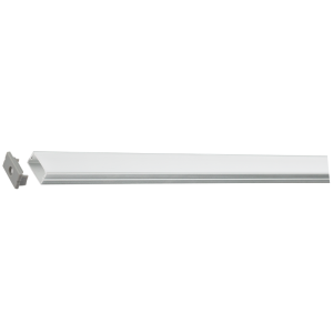 Brightstar HVS420 Surface 2M Aluminium LED Strip Profile with PC Cover