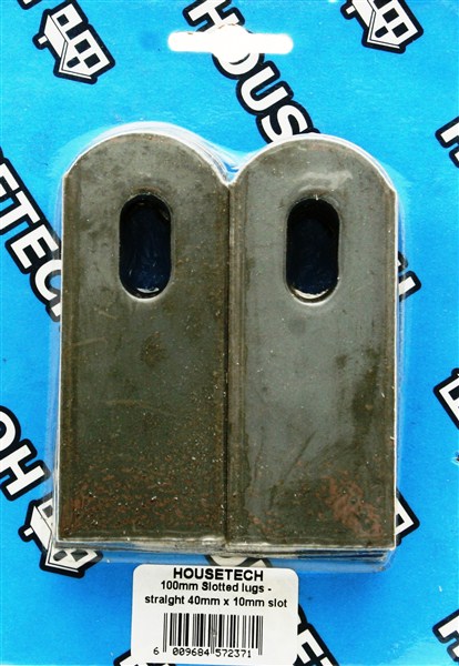 Lugs Flat 100Lx40Wx10Mm Slot Pkt10 S (40X100X10S)