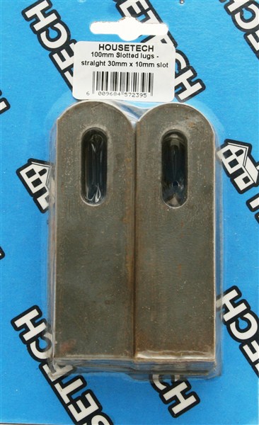 Lugs Flat 100Lx30Wx10Mm Slot Pkt 10 S (30X100X10S)