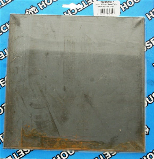 Base Plate 200X200X3Mm No Holes Pkt 1 (Bp200X3)