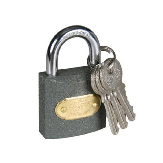 Lock Padlock Tricircle Iron 63Mm 366