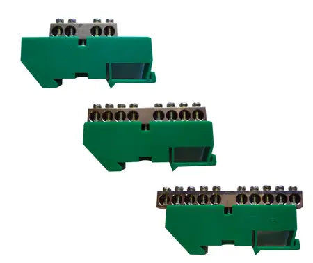 Clip On Din Rail Earth Bar